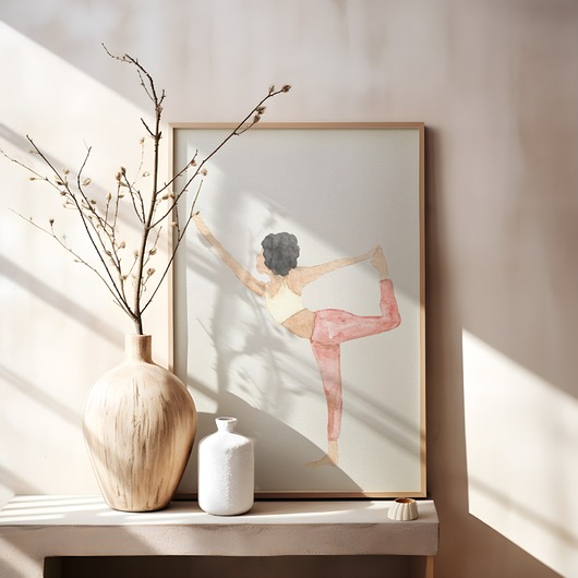 plakaty Plakat joga Asany Yoga A3 Medytacja Plakat z motywem jogi Plakat boho