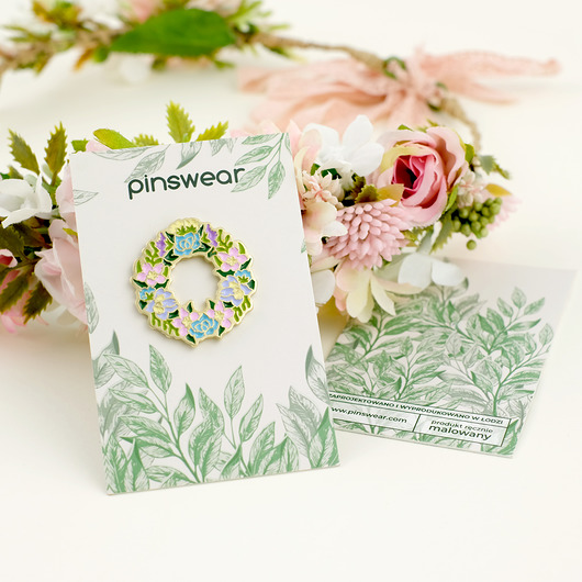 przypinki Pin wianek