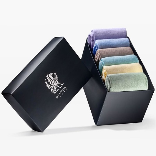 Zestaw Kolorowych Skarpet - Mono Box - 6 Par Prezent Socks