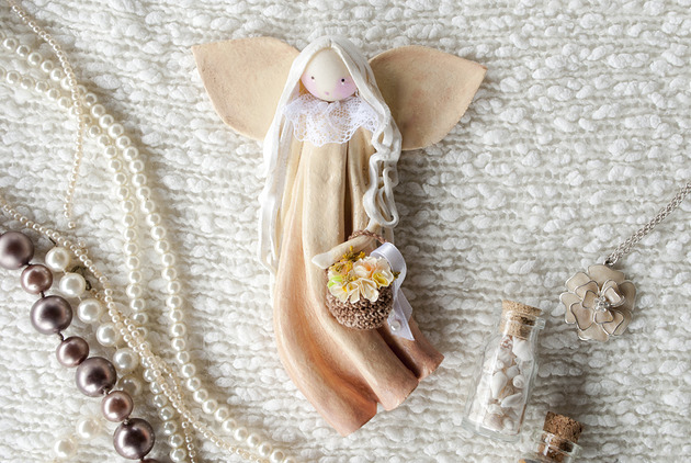 figurki i rzeźby Duży anioł z masy solnej - wzór 1