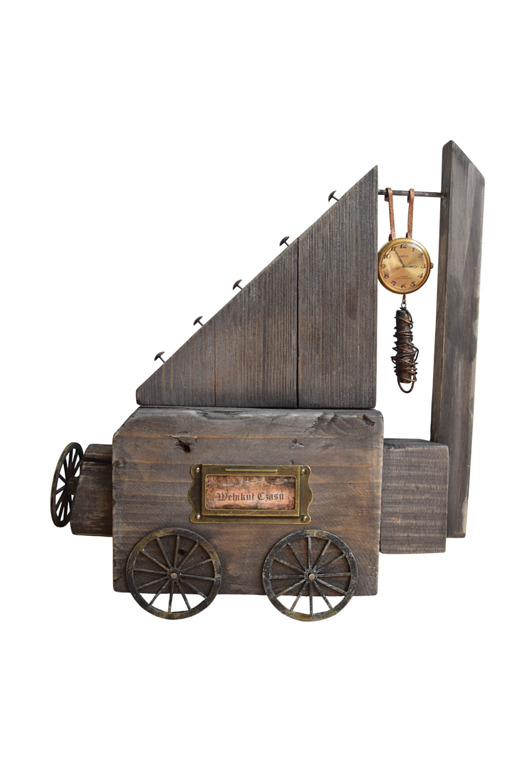 figurki i rzeźby Wehikuł Czasu III, dekoracja ze starego drewna