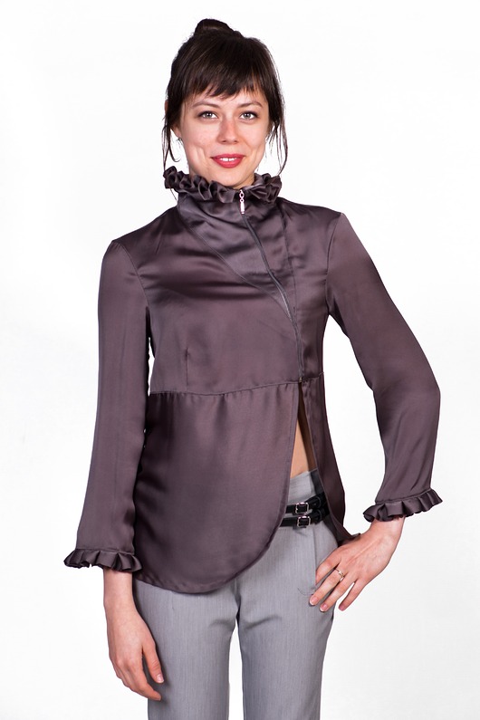 koszule damskie  Asymetryczna Koszula