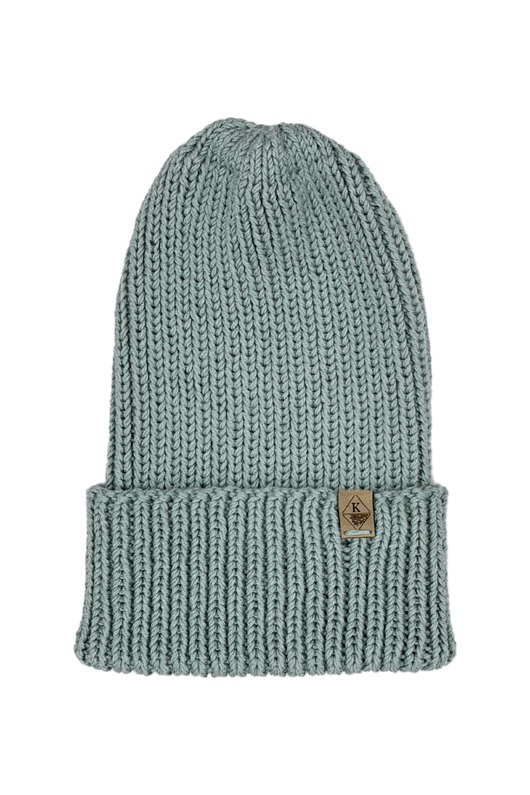czapki damskie Czapka ściągaczowa 2w1 Unisex - Szałwia
