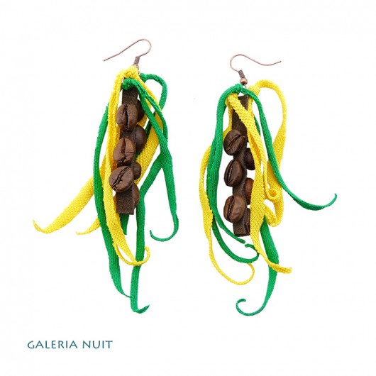 Brasil - kawowe kolczyki  galeria nuit