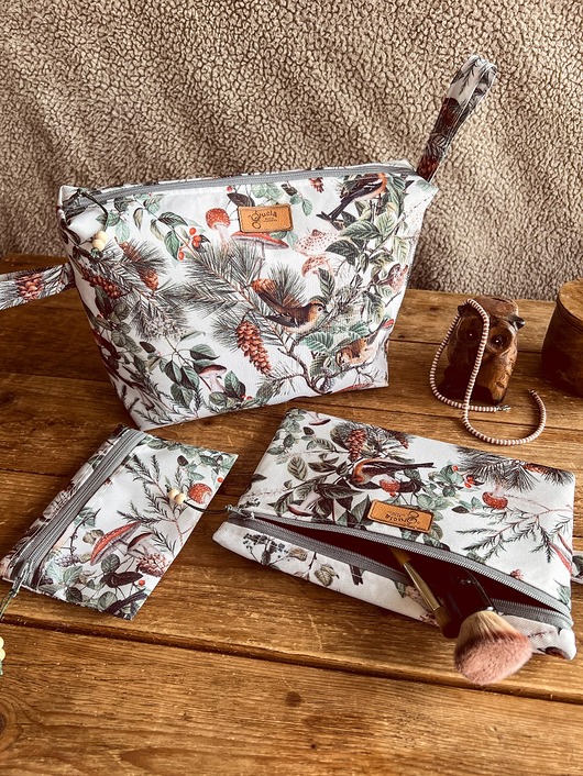 kosmetyczki Komplet 3 kosmetyczek LAS