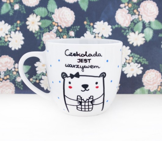 Czekolada jest warzywem - kubek XL miamilu