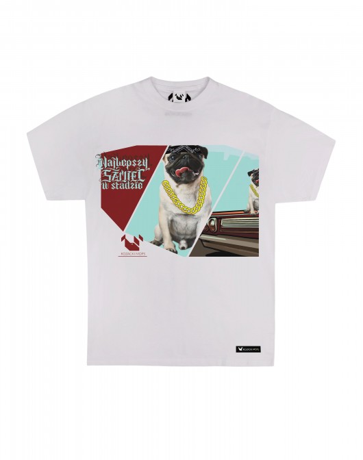 T-shirt boy "Najlepszy Samiec w Stadzie" Kozacki Mops