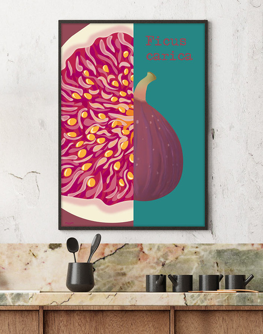 plakaty Figa - plakat 50x70 cm fine art, giclee