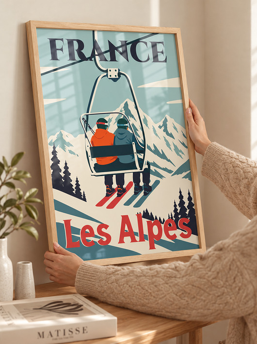 plakaty Plakat Les Alpes