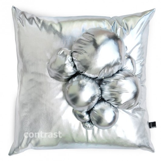poduszka MAGIC silver dekor colour contrast
