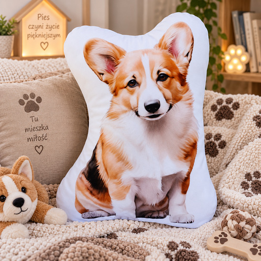 poduszki do pokoju dziecka Poduszka piesek przytulanka piesek corgi maskotka pluszowy corgi