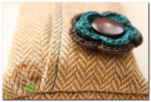 Trendy WInter - Beżowy Tweed Moje Zielone Wzgórze