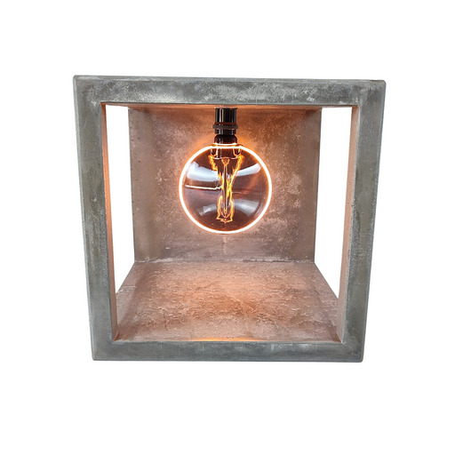 lampy podłogowe Stolik betonowy lampa LED Amber Light