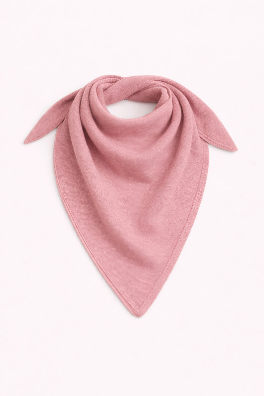 szale damskie Chusta Rowan merino różana