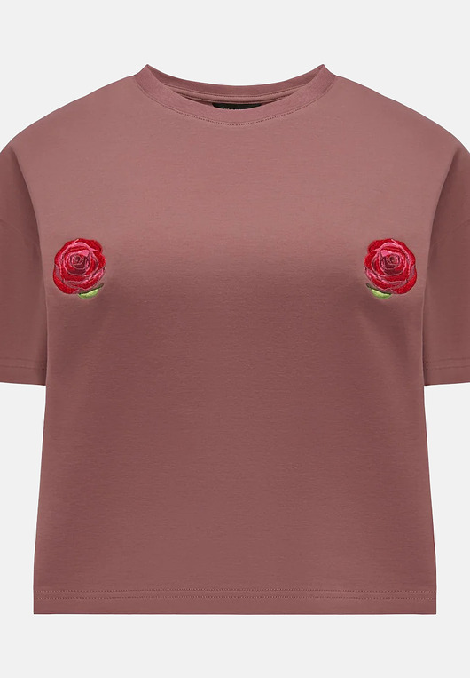 t-shirt damskie T-shirt Crop-Voil