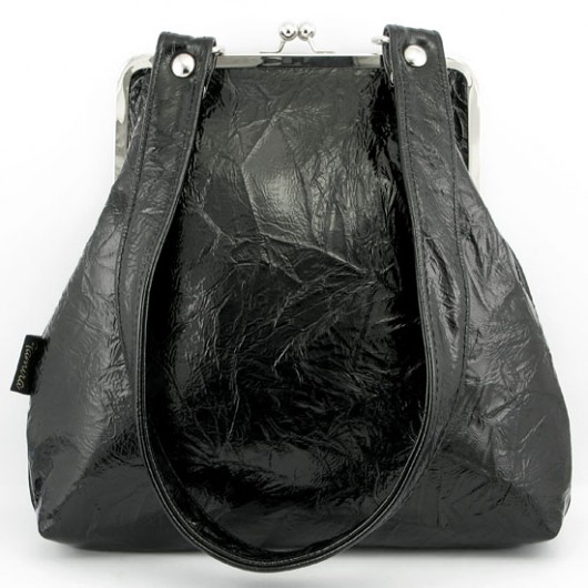 Torebka XL :: black and shining leather :: yamira