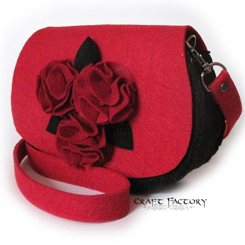 Valentine&#039;s Roses - mała listonoszka Craft Factory