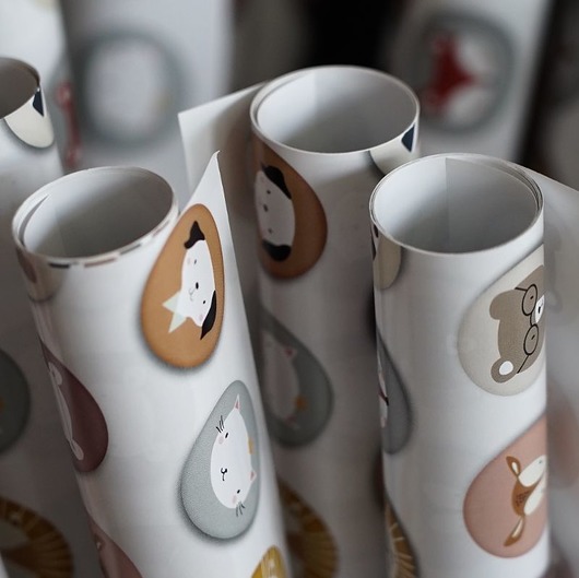 worki papierowe Papier do Pakowania Prezentów (10 arkuszy)