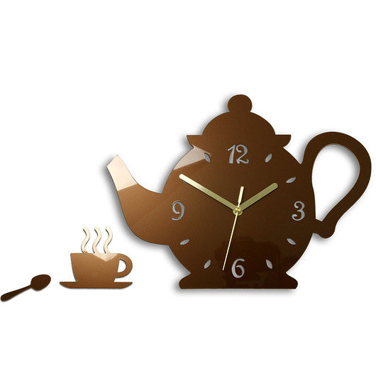 Zegar kuchenny Czajnik Metalic Copper ModernClock