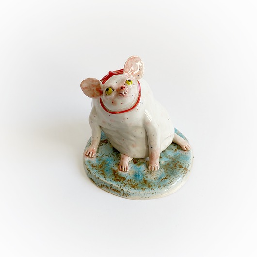 figurki i rzeźby Figurka myszki, Myszka ceramiczna