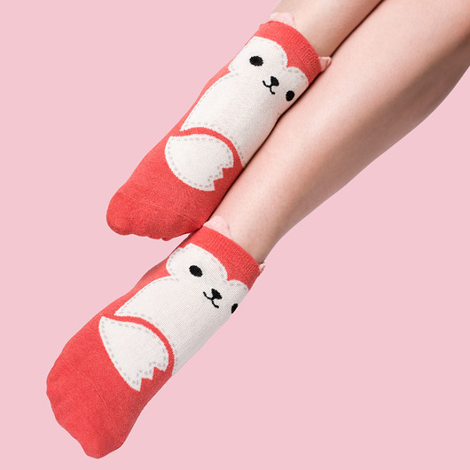 Damskie skarpetki w lisy CandySox