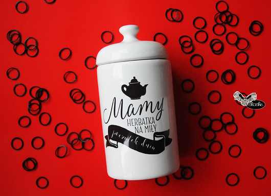 Mamy herbatka na miły początek , pojemnik 500ml Sowia Aleja
