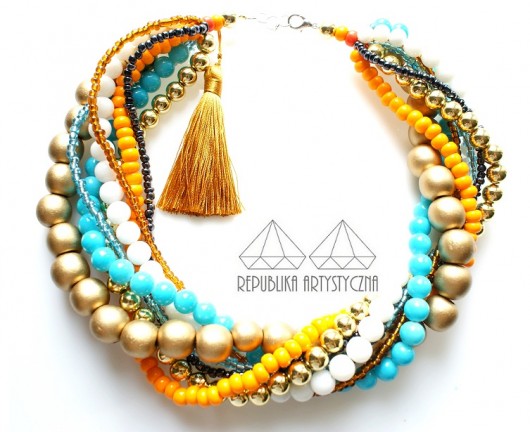 Golden glam Republika jewelry