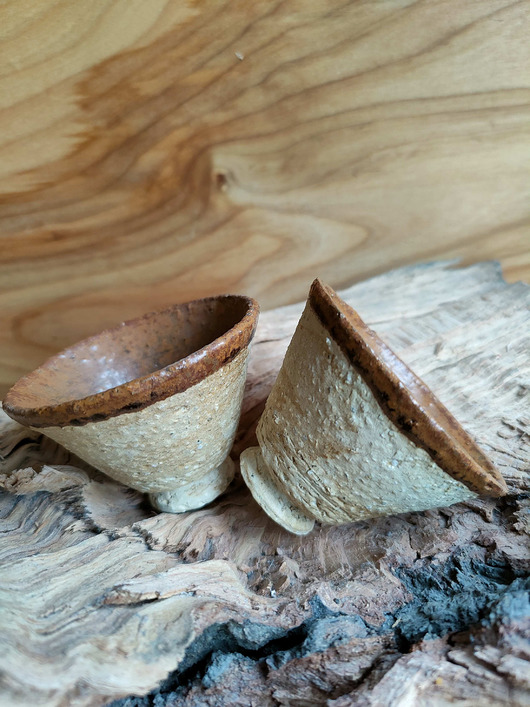 filiżanki Czarka ceramiczna "Rdza"