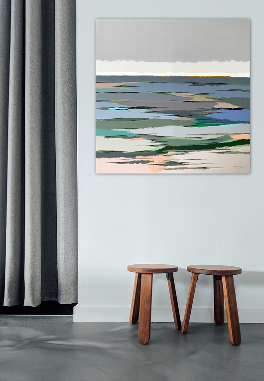 Obraz na płótnie 100x100 cm,farby akrylowe Beata Jarecka