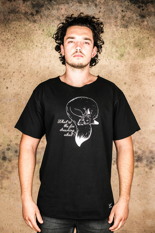t-shirty męskie Bluzka WHAT IS THE FOX DREAMING ABOUT