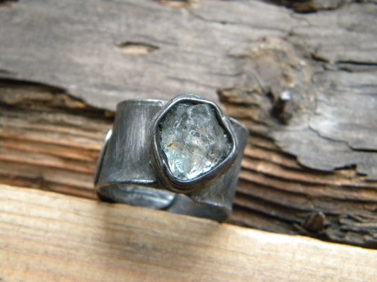 Roman Ancient Ring ;) surowy topaz Beata Trotter