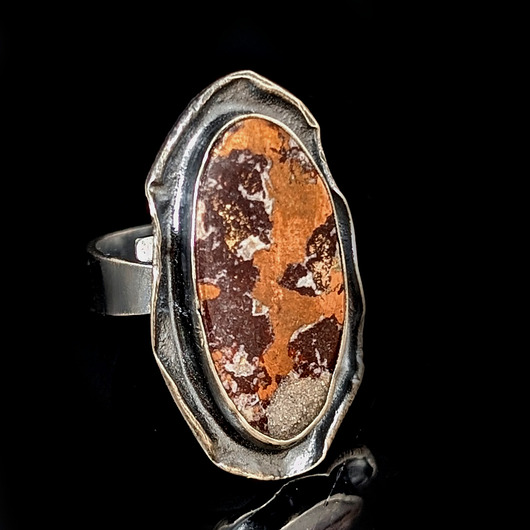 pierścionki srebrne Pierścionek rodzima miedź