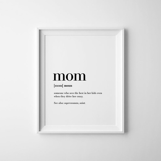 plakaty PLAKAT DEFINICJA mama prezent dla mamy