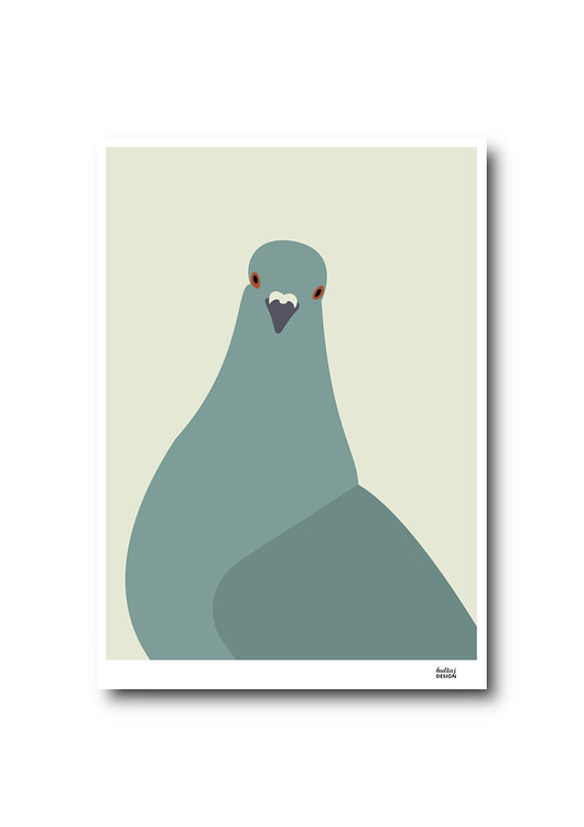 obrazy i plakaty do pokoju dziecięcego Plakat A4 Gołąb Baronowa
