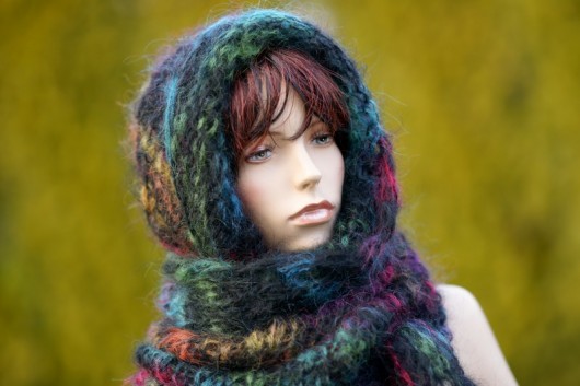 Szal  z moheru &quot;GYPSY&quot; - REZERWACJA HERBE DESIGN