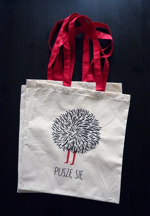puszę się I czerwony bagbag