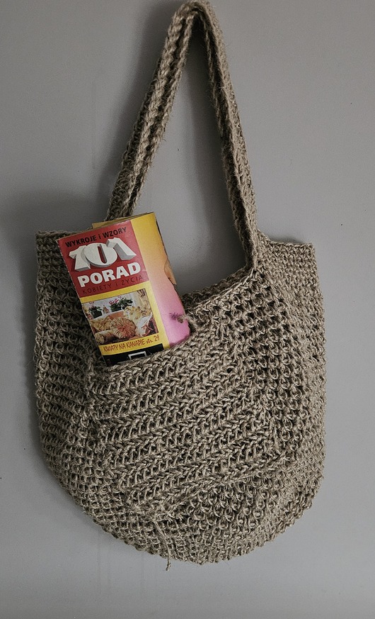 torby na ramię Torba ze sznurka konopnego