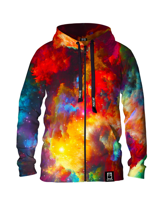 bluza z kapturem damska Damska Bluza Expres Zamek DR.CROW Fraktal