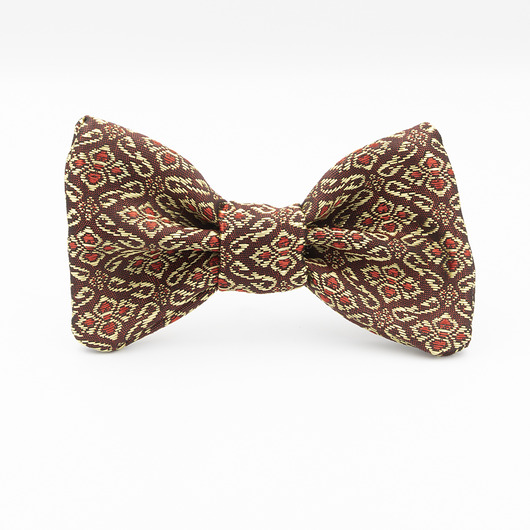 muszki i krawaty Mucha Thai Style Bordo