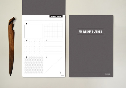 My weekly planner - A4 ATRAMENTO