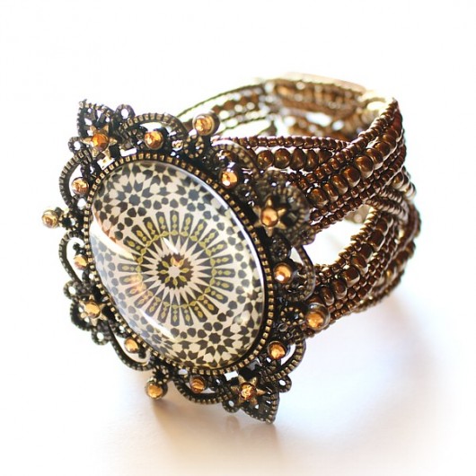 bransoletki ze szkła MAROKANKA bransoleta