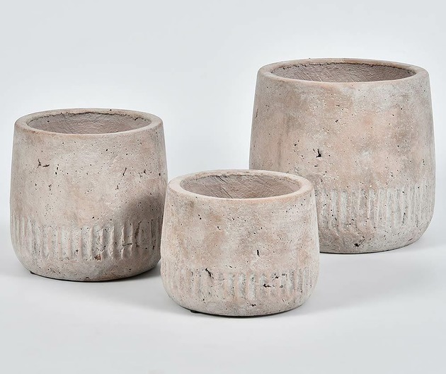 Osłonka, doniczka Sirocco okrągła 20 cm Home Design
