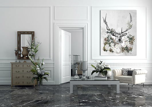 OBRAZ NA PŁÓTNIE -  80x100cm - JELEŃ LUdesign gallery