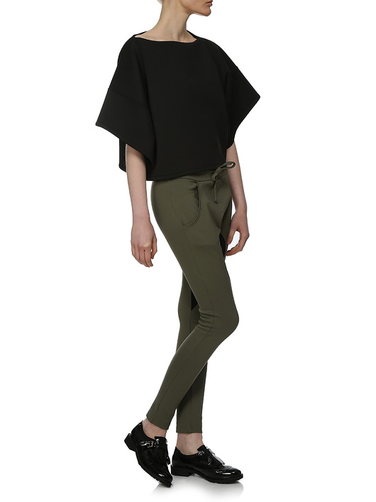 bluzki - inne Bluzka czarna YY700022_RAL9005