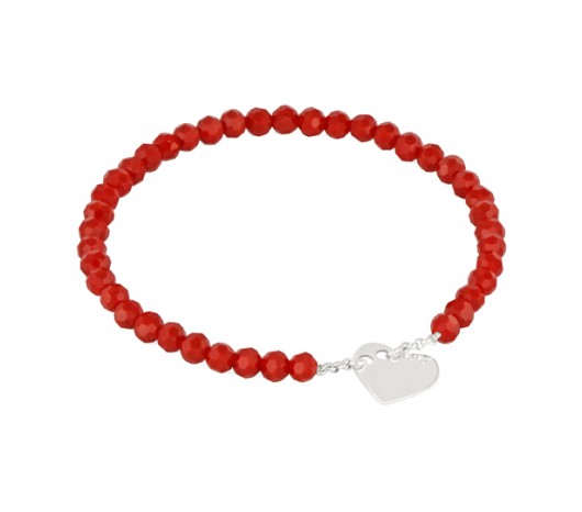 Celebrate - Red crystals with heart. Lavoga