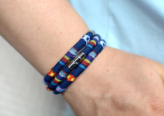 Bransoletka boho MAGNETOOS GIPSY stal Beezoo