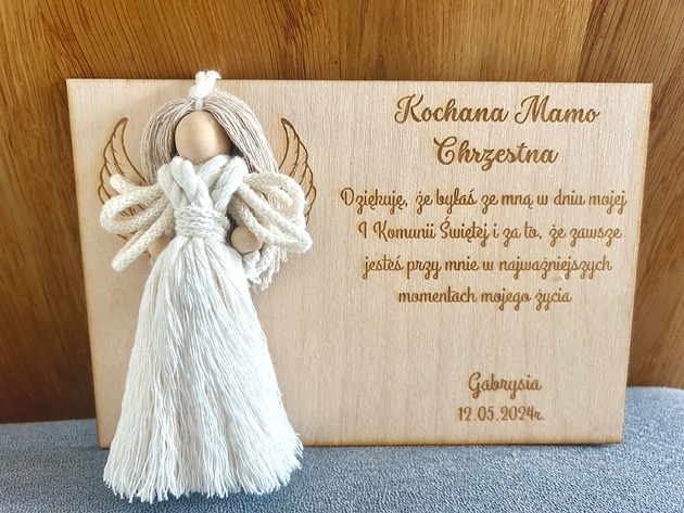 komunia - pozostałe Podziękowania dla Rodziców Chrzestnych Dziadków Komunia Chrzest