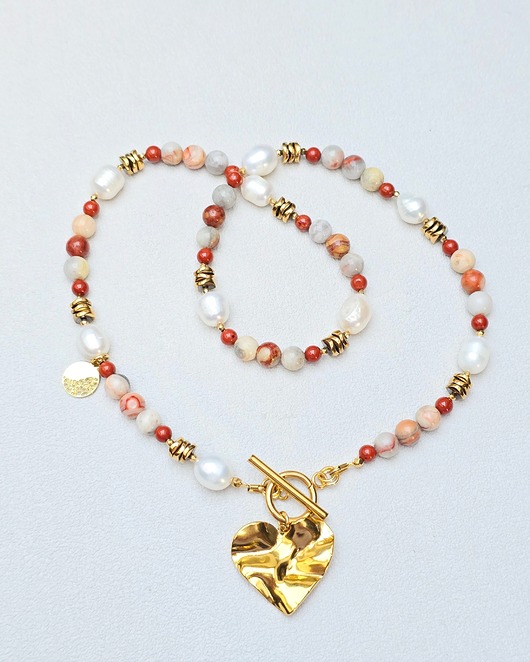 naszyjniki - inne Naszyjnik Złote Serce