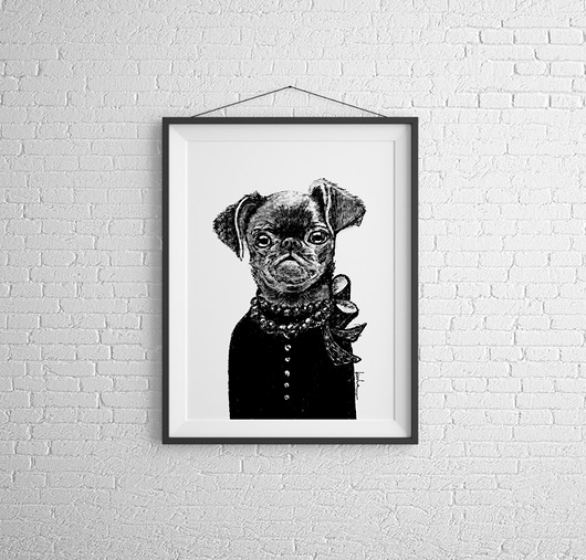 Krystyna - plakat autorski 50x70 Kreska