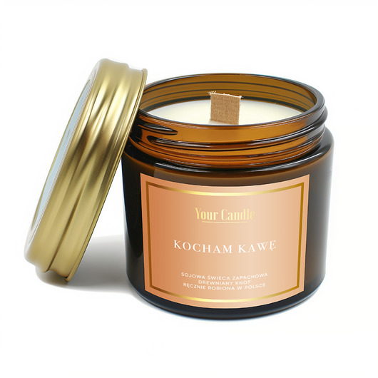 świece zapachowe Świeca zapachowa sojowa Kocham Kawę 120ml- Your Candle